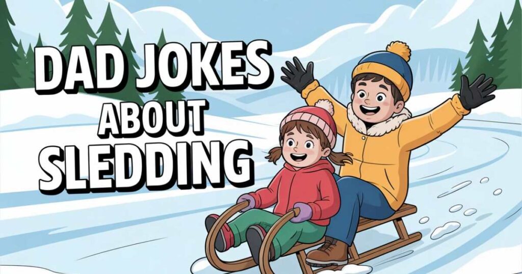 Dad Jokes about Sledding Prepare for Groan-ic Descent