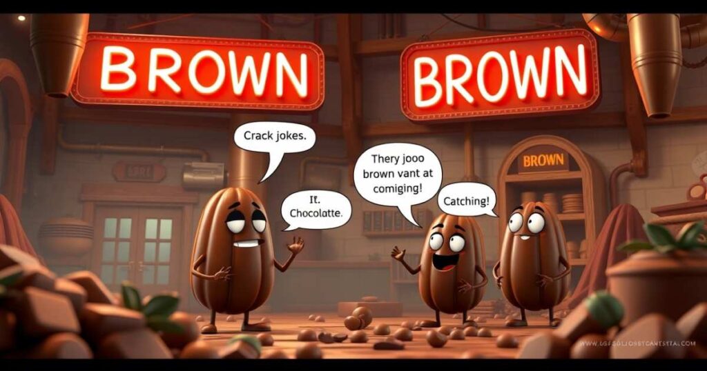 Brown QnA Quip – QnA Jokes & Puns about Brown
