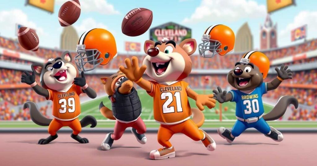 Cleveland Browns Jokes Tailgating with Laughter