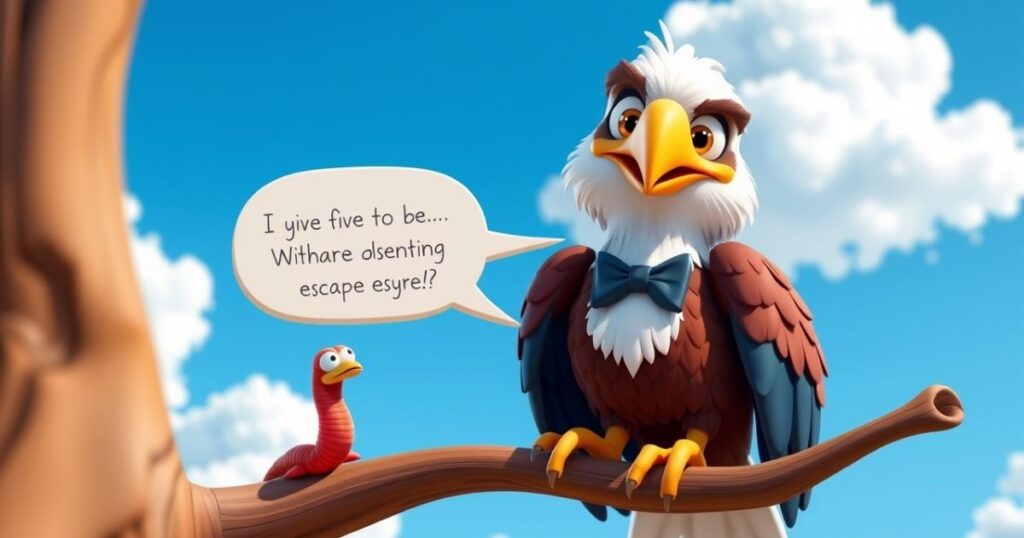 Eagle One-Liners Ready to Soar with Laughter
