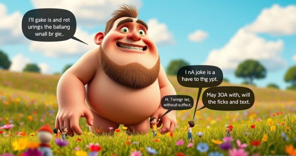Giant QnA Quip – QnA Jokes & Puns about Giant