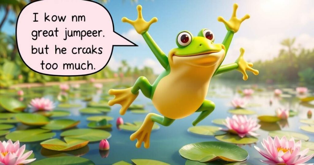 Leap into Laughs with Frog Puns