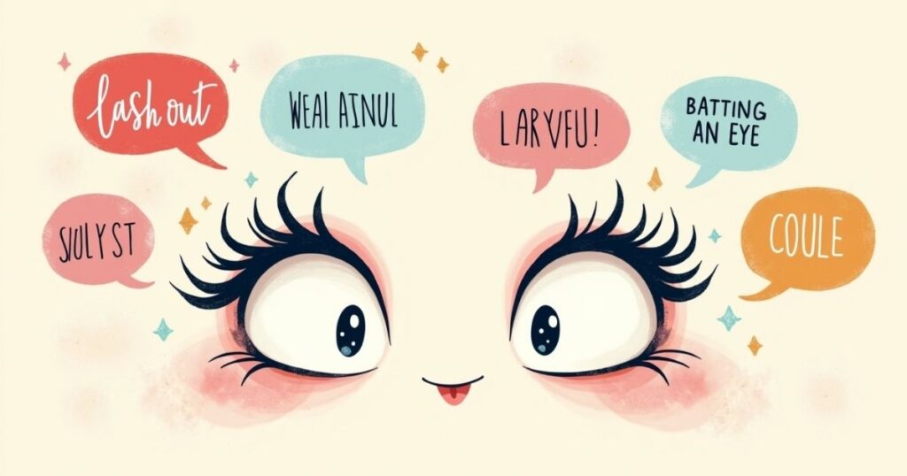 Punny Eyelashes The Long and Short of It