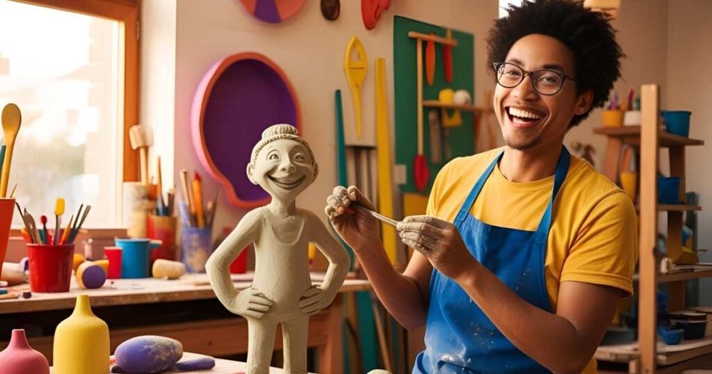 Sculpting Puns From the Studio to the Stage