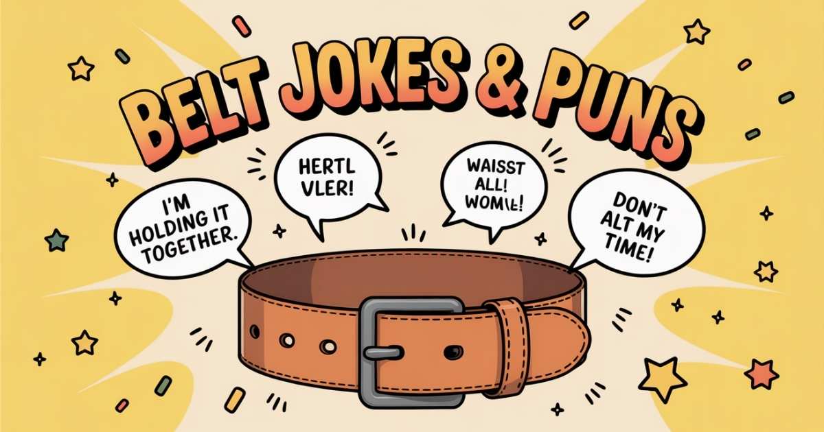 Best Belt Jokes & Puns